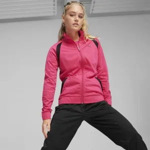 Puma CLASSIC TRICOT SUIT OP Dámska  tepláková súprava, ružová, veľkosť