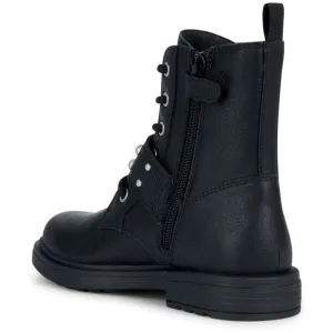 Black Girls Ankle Boots Geox Eclair - Girls
