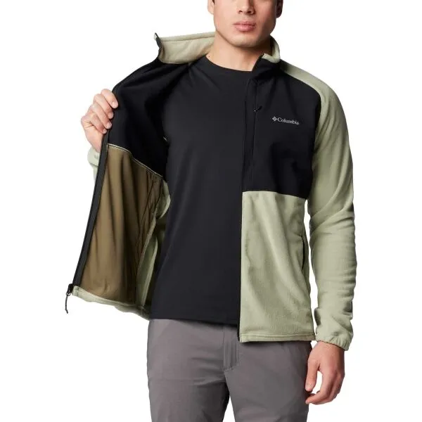 Columbia SAGE PEAK FULL ZIP FLEECE Pánska bunda, béžová, veľkosť