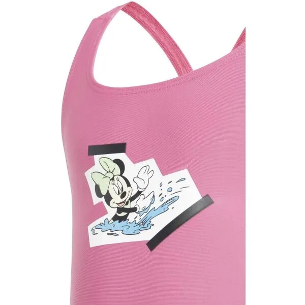 adidas X DISNEY MINNIE VACATION MEMORIES 3-STRIPES Dievčenské plavky, ružová, veľkosť