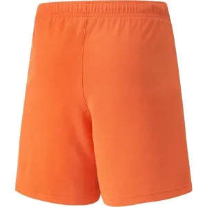 Puma TEAMRISE SHORT JR Juniorské šortky, oranžová, veľkosť