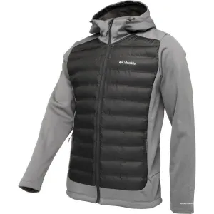 Columbia OUT-SHIELD INSULATED FULL ZIP HOODIE Pánska hybridná bunda, tmavo sivá, veľkosť