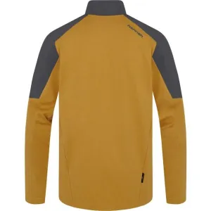 Mikina na zips Hannah Enge - harvest gold/asphalt melange