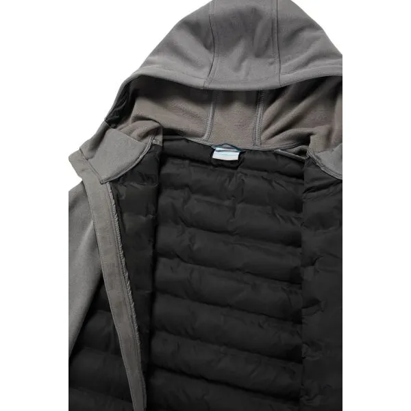 Columbia OUT-SHIELD INSULATED FULL ZIP HOODIE Pánska hybridná bunda, tmavo sivá, veľkosť