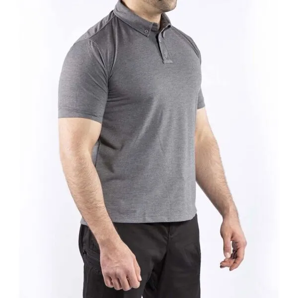 VAVWEAR TLAC01 Pánske tričko polo, tmavo sivá, veľkosť