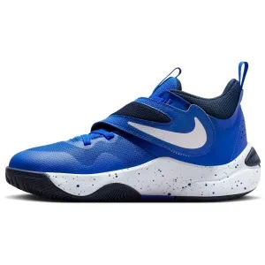 Nike TEAM HUSTLE D 11 Detská basketbalová obuv, modrá, veľkosť 36