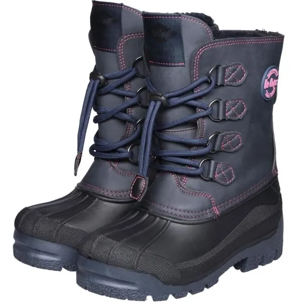 Vysoké Teplé Detské Snehule So Šnúrkou Modré Lee Cooper