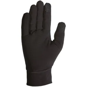 PROGRESS RUNNING GLOVES Bežecké rukavice, čierna, veľkosť