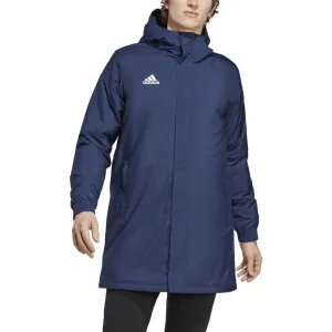 adidas ENTRADA 22 STADIUM JACKET Juniorská futbalová bunda, tmavo modrá, veľkosť