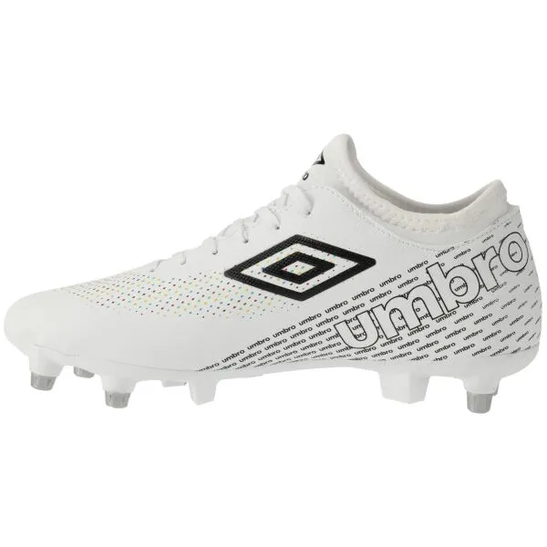 Umbro AURORA LEAGUE SG-FG Pánske lisokolíky, biela, veľkosť 44.5