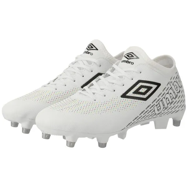 Umbro AURORA LEAGUE SG-FG Pánske lisokolíky, biela, veľkosť 44.5