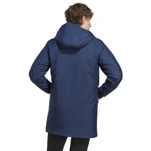 adidas ENTRADA 22 STADIUM JACKET Juniorská futbalová bunda, tmavo modrá, veľkosť