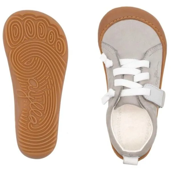 AYLLA KECK K Detská barefoot obuv, sivá, veľkosť