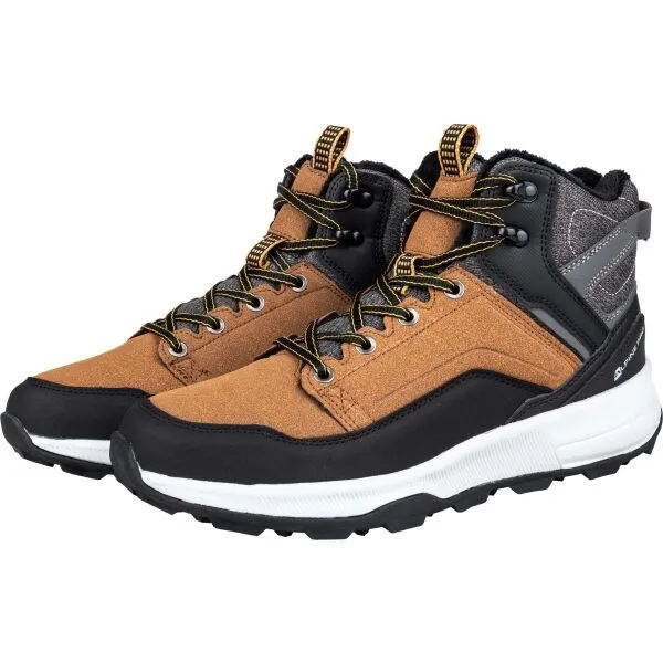ALPINE PRO CONOB Pánska outdoorová obuv, hnedá, veľkosť