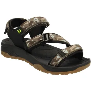 ALPINE PRO CARLUS Pánske sandále, khaki, veľkosť