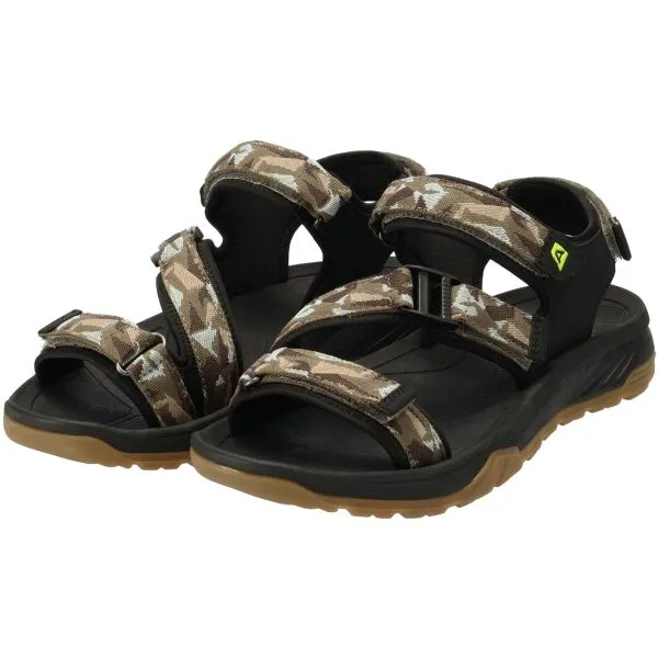 ALPINE PRO CARLUS Pánske sandále, khaki, veľkosť