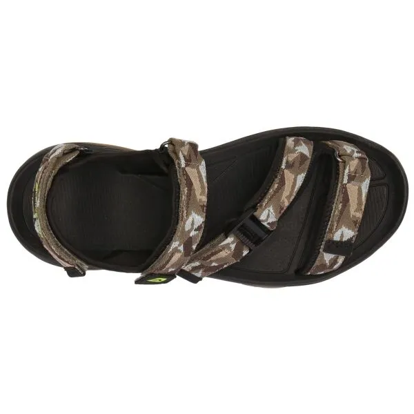 ALPINE PRO CARLUS Pánske sandále, khaki, veľkosť