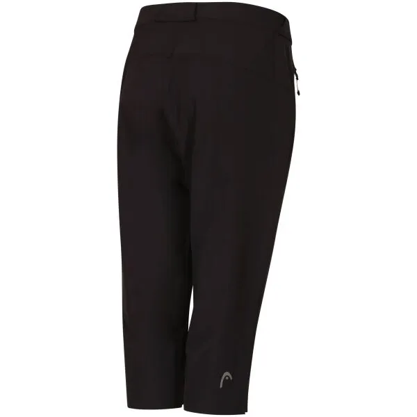 Head LODA Dámske outdoorové 3/4 nohavice, čierna, veľkosť XXL
