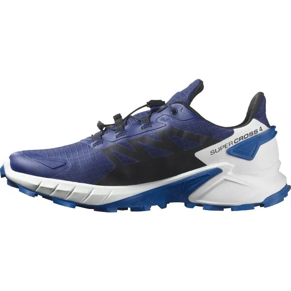 Pánska bežecká trailová obuv SALOMON Supercross 4 M blue print black lapis blue