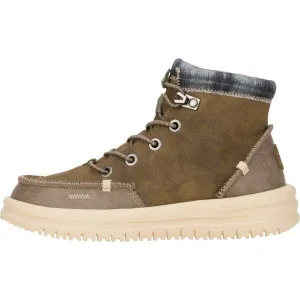 HEY DUDE BRADLEY Y CLASSIC Detská voľnočasová obuv, khaki, veľkosť