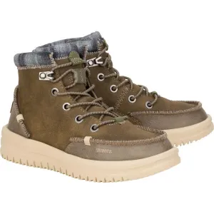 HEY DUDE BRADLEY Y CLASSIC Detská voľnočasová obuv, khaki, veľkosť