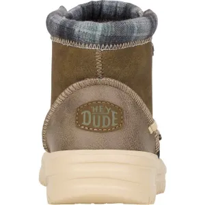 HEY DUDE BRADLEY Y CLASSIC Detská voľnočasová obuv, khaki, veľkosť