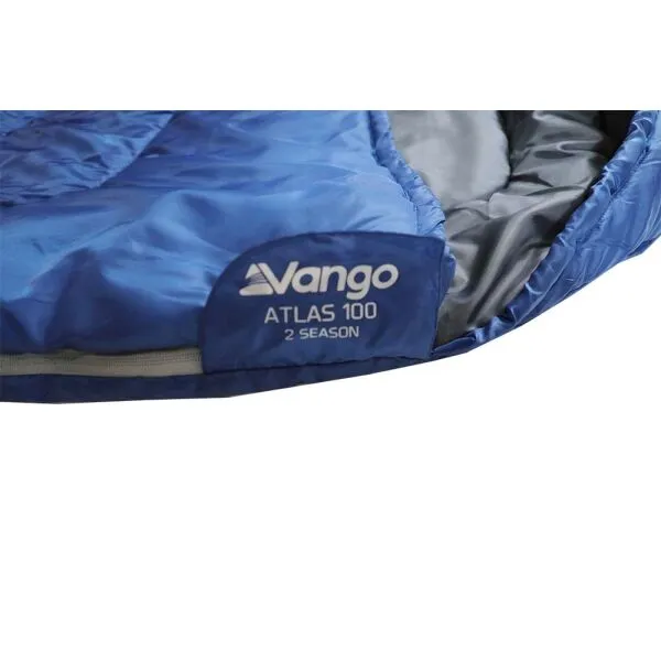 Vango ATLAS 100 Spací vak, modrá, veľkosť 210 cm - ľavy zips