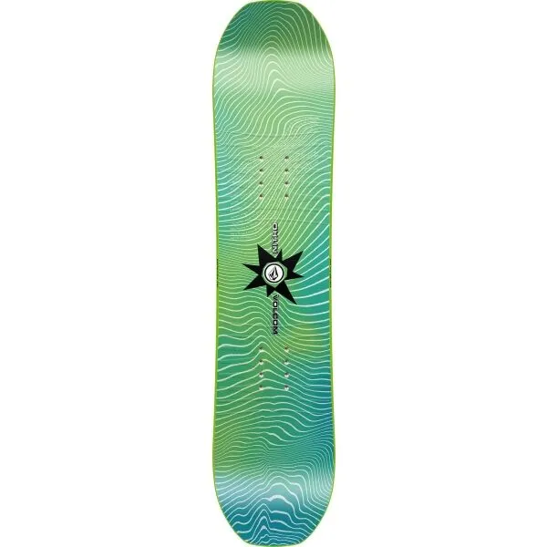 NITRO RIPPER KIDS X VOLCOM Detský snowboard, zelená, veľkosť