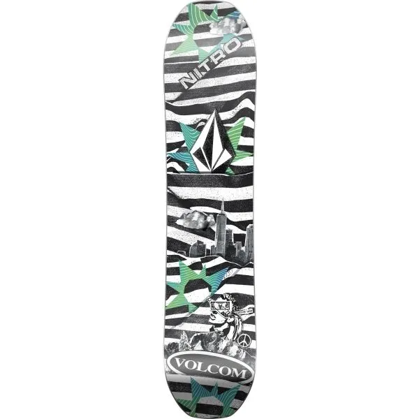 NITRO RIPPER KIDS X VOLCOM Detský snowboard, zelená, veľkosť
