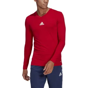 adidas TEAM BASE TEE Pánske futbalové tričko, červená, veľkosť