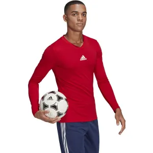 adidas TEAM BASE TEE Pánske futbalové tričko, červená, veľkosť
