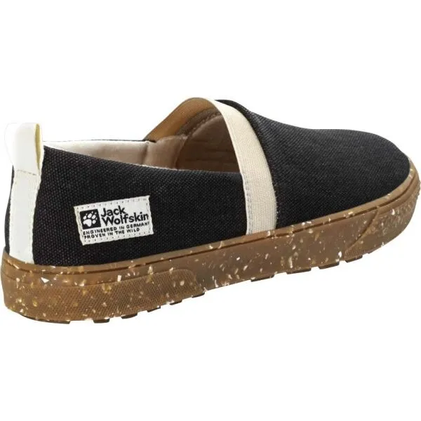 Jack Wolfskin ECOSTRIDE 3 ESPANDRILLE W Dámske espadrilky, čierna, veľkosť