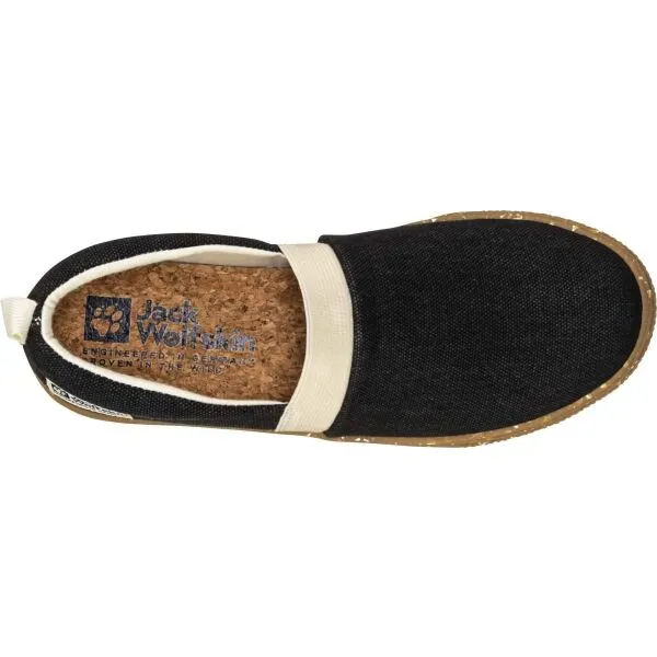Jack Wolfskin ECOSTRIDE 3 ESPANDRILLE W Dámske espadrilky, čierna, veľkosť