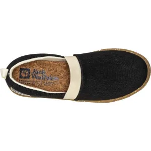 Jack Wolfskin ECOSTRIDE 3 ESPANDRILLE W Dámske espadrilky, čierna, veľkosť