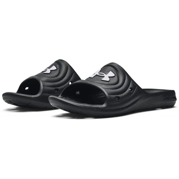 Under Armour B LOCKER IV SL Detské šľapky, čierna, veľkosť 32