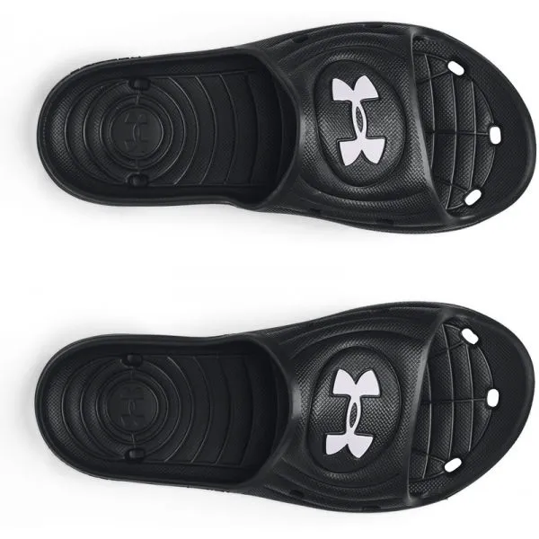 Under Armour B LOCKER IV SL Detské šľapky, čierna, veľkosť 32