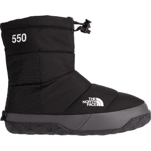 Páperové papuče dámske The North Face Nuptse Apres Bootie - tnf black/asphalt grey
