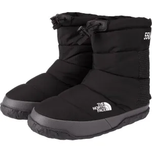 Páperové papuče dámske The North Face Nuptse Apres Bootie - tnf black/asphalt grey
