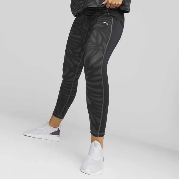Puma TRAIN FAVORITES AOP HIGH WAIST 7/8 TIGHT Dámske legíny, čierna, veľkosť