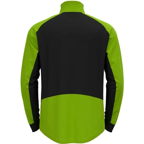 Odlo BRENSHOLMEN Pánska bunda na bežky, zelená, veľkosť