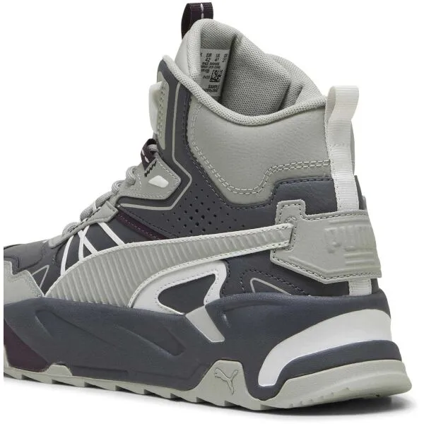 Puma TRINITY MID HYBRID L Pánska voľnočasová obuv, sivá, veľkosť 43