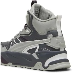 Puma TRINITY MID HYBRID L Pánska voľnočasová obuv, sivá, veľkosť 43