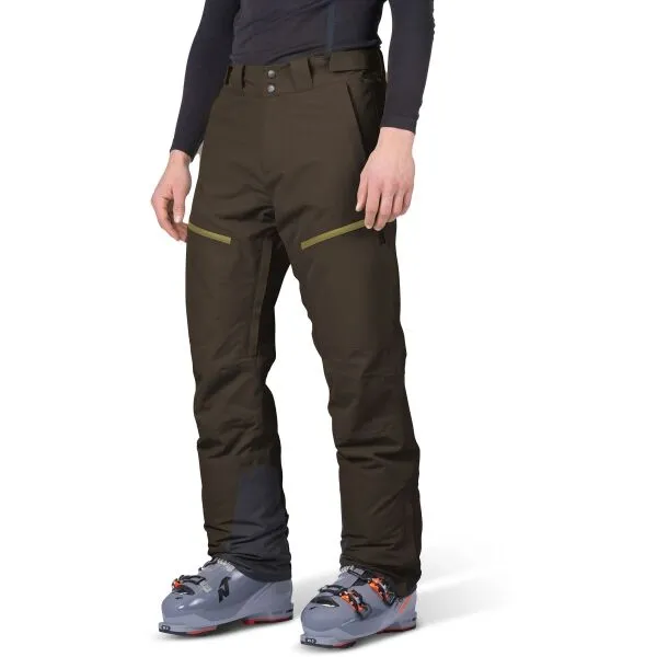 Hannah WIEL Pánske lyžiarske nohavice, khaki, veľkosť