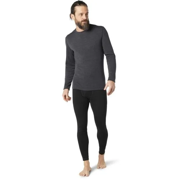 Pánska mikina SmartWool Merino 250 Baselayer Crew Boxed - charcoal heather