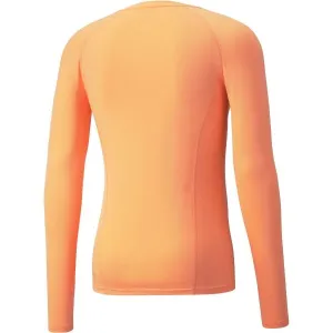 Puma LIGA BASELAYER TEE LS Pánske funkčné tričko, oranžová, veľkosť