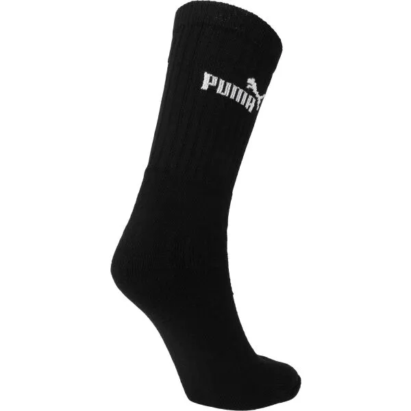 Puma SOCKS 3P Ponožky, čierna, veľkosť 35-38