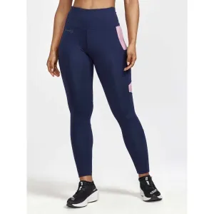 Craft ADV ESSENCE TIGHTS 2 W Dámske elastické nohavice, tmavo modrá, veľkosť