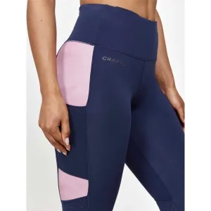 Craft ADV ESSENCE TIGHTS 2 W Dámske elastické nohavice, tmavo modrá, veľkosť