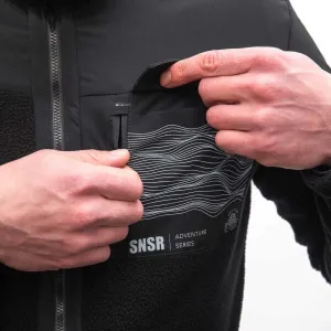 Sensor TEDDY Pánska flísová bunda, čierna, veľkosť