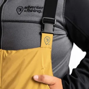 ADVENTER & FISHING FISHING PANTS Pánske nohavice s membránou, hnedá, veľkosť